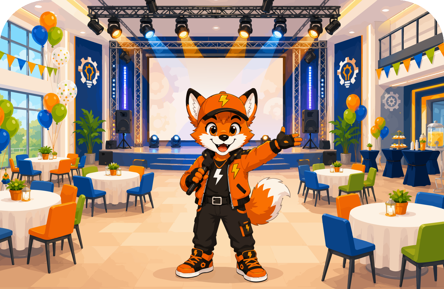 Sala eventowa — scena i system AV