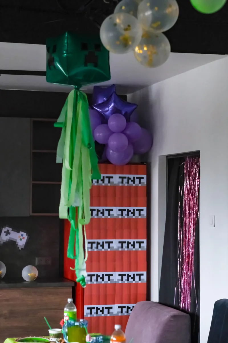Salka tematyczna Minecraft — wystrój 2