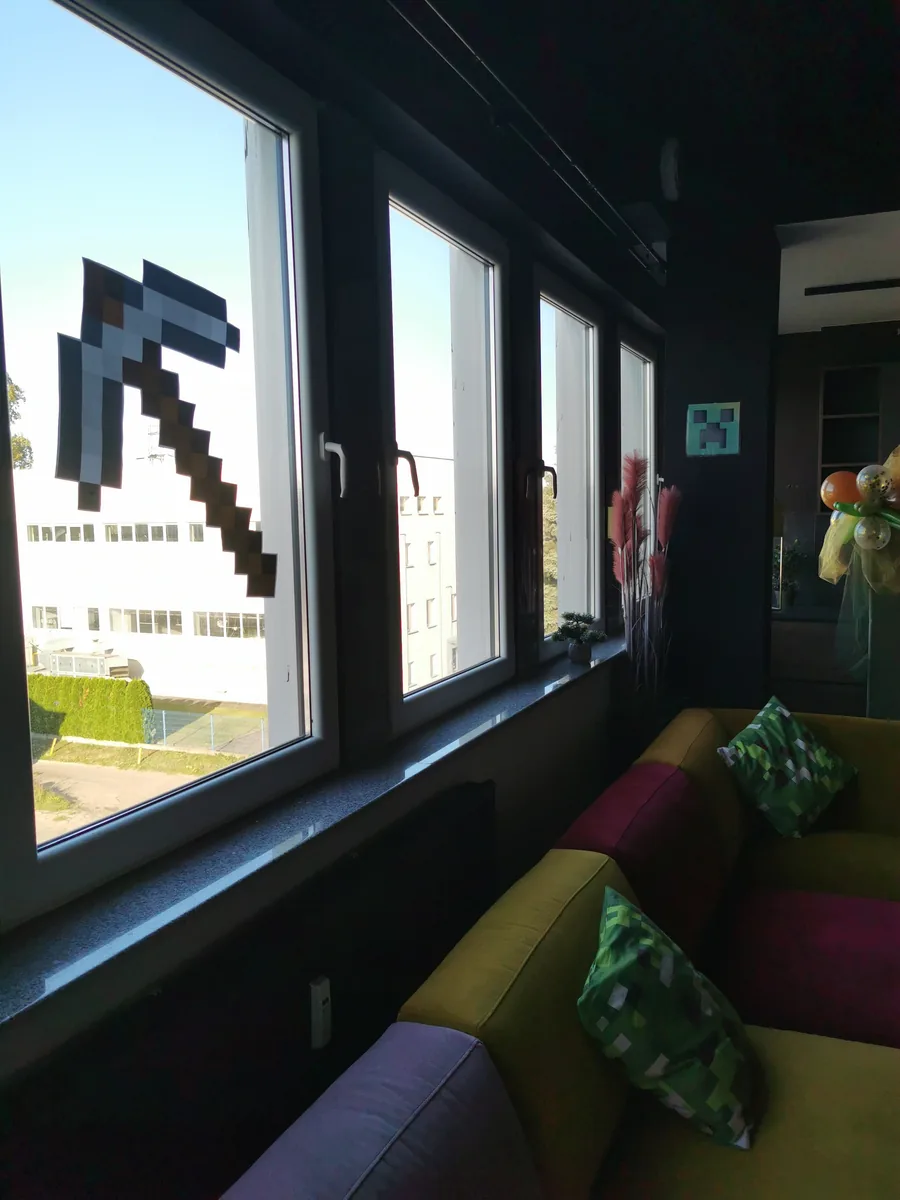 Salka tematyczna Minecraft — wystrój 4